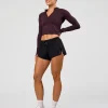 AeroFLX+ Long Sleeve Skimmer Half Zip - Midnight Plum/Midnight Plum