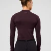 AeroFLX+ Long Sleeve Skimmer Half Zip - Midnight Plum/Midnight Plum