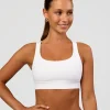 Race Day Sports Bra - White
