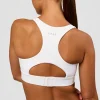 Race Day Sports Bra - White