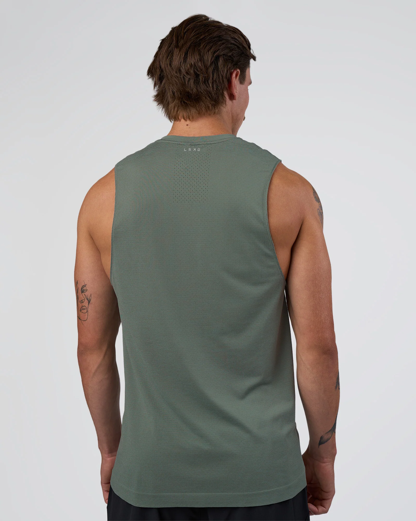 AeroFLX+ Seamless Muscle Tank - Graphite/Graphite