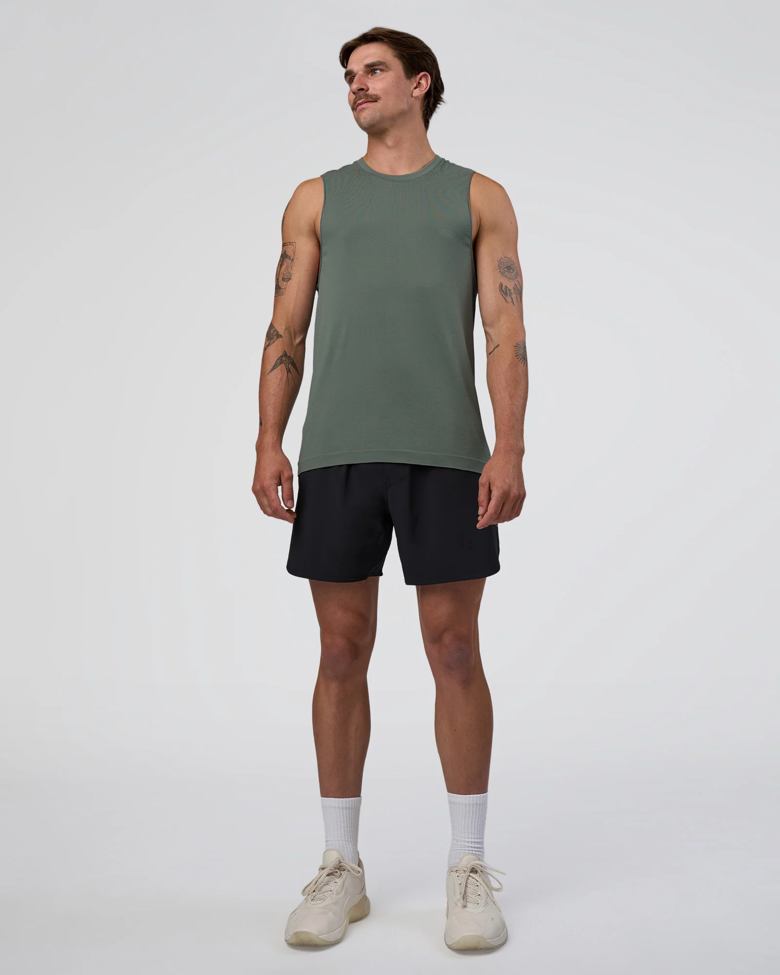 AeroFLX+ Seamless Muscle Tank - Graphite/Graphite