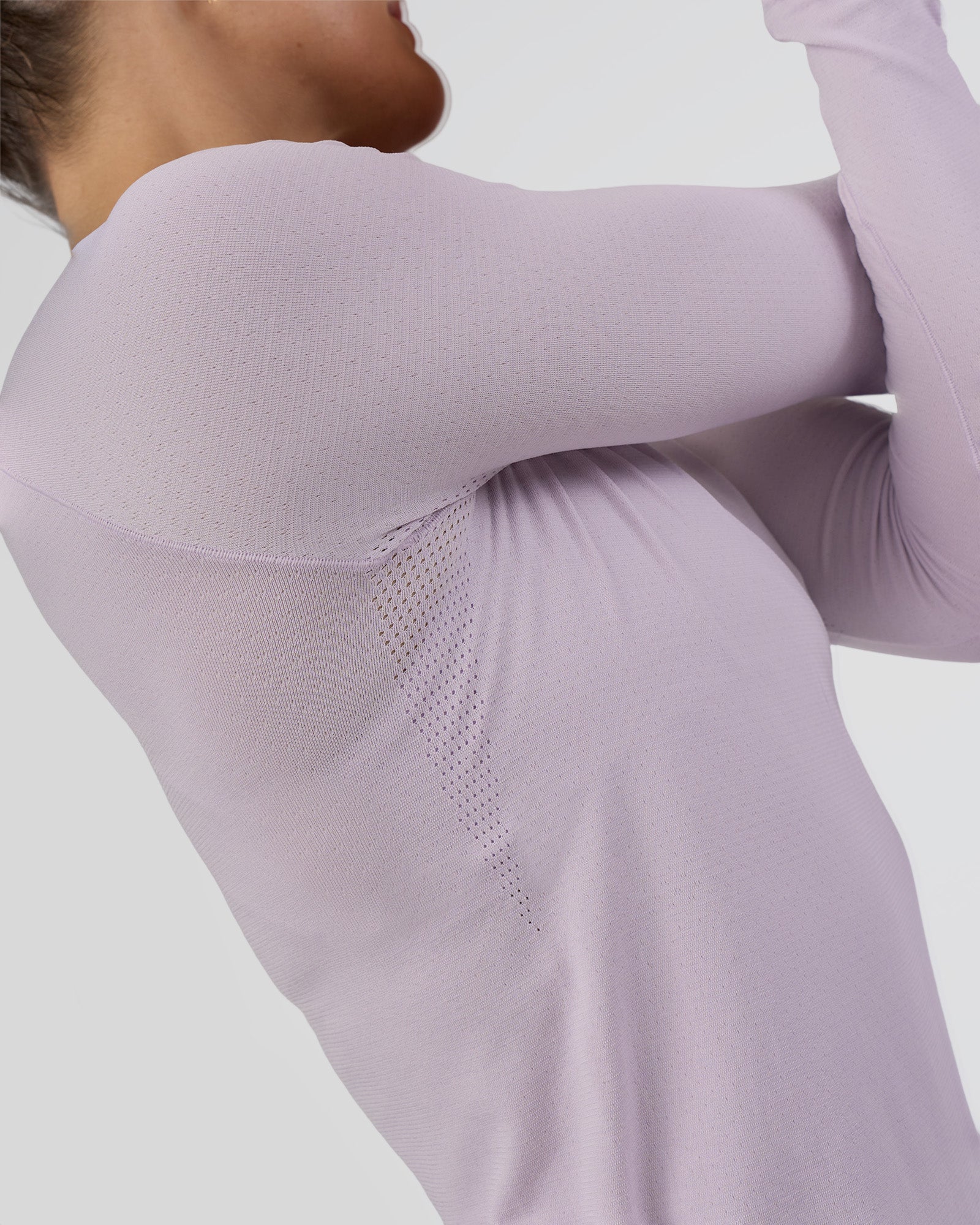 AeroFLX+ Seamless Long Sleeve Tee - Fair Orchid/Fair Orchid
