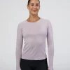 AeroFLX+ Seamless Long Sleeve Tee - Fair Orchid/Fair Orchid