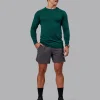 AeroFLX+ Seamless Long Sleeve Tee - Dark Moss/Dark Moss