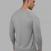 AeroFLX+ Seamless Long Sleeve Tee - Lt Grey Marl
