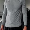AeroFLX+ Seamless Long Sleeve Tee - Lt Grey Marl