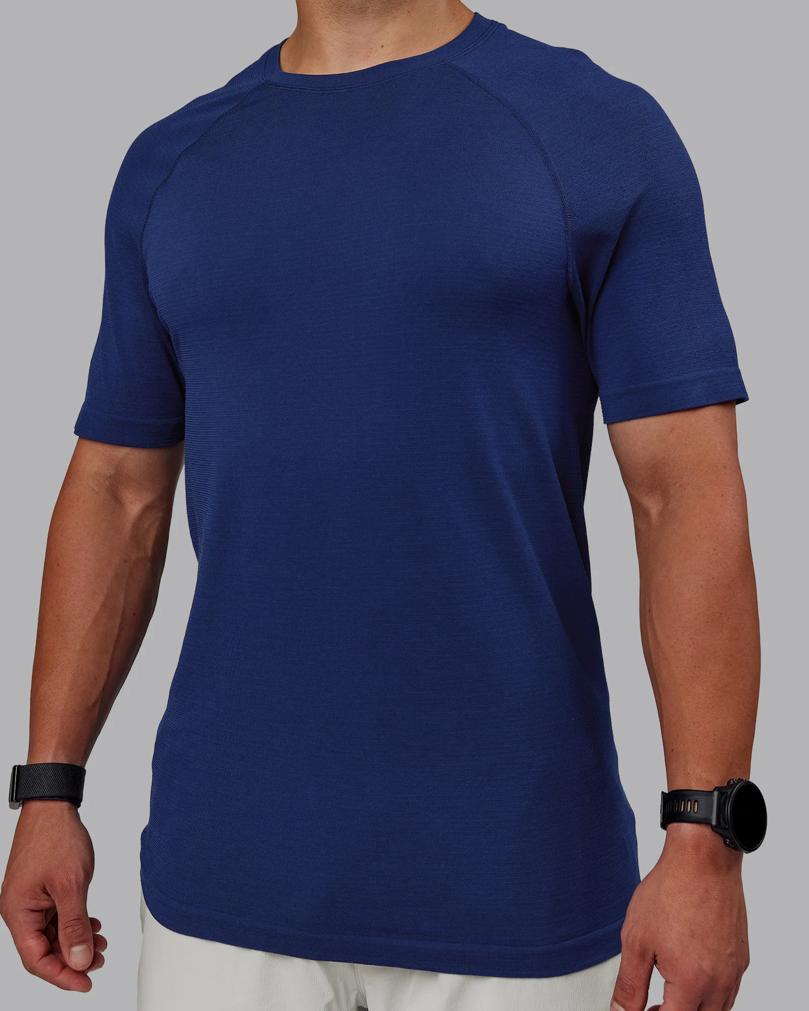 AeroFLX+ Seamless Tee - Midnight Blue/Midnight Blue