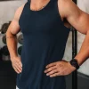 AeroFLX+ Seamless Tank - Navy/Navy