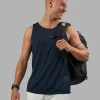 AeroFLX+ Seamless Tank - Navy/Navy