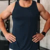 AeroFLX+ Seamless Tank - Navy/Navy