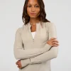 AeroFLX+ Long Sleeve Half Zip - Shale Beige/Shale Beige