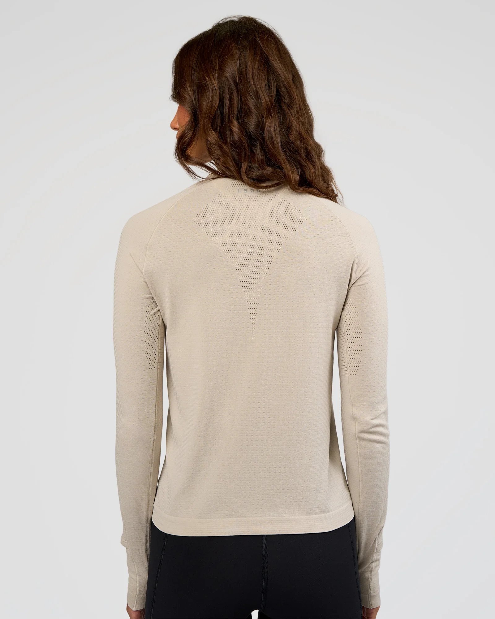 AeroFLX+ Long Sleeve Half Zip - Shale Beige/Shale Beige
