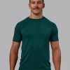 AeroFLX+ Seamless Tee - Dark Moss/Dark Moss