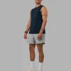 AeroFLX+ Seamless Muscle Tank - Navy/Navy