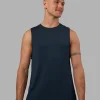 AeroFLX+ Seamless Muscle Tank - Navy/Navy