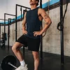 AeroFLX+ Seamless Muscle Tank - Navy/Navy