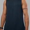 AeroFLX+ Seamless Muscle Tank - Navy/Navy