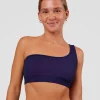 Lively Seamless Ribbed Sports Bra - Future Navy-Ultra Fuchsia