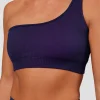 Lively Seamless Ribbed Sports Bra - Future Navy-Ultra Fuchsia