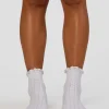1319-frill-quarter-sock-white-3.webp Frill Quarter Sock - White