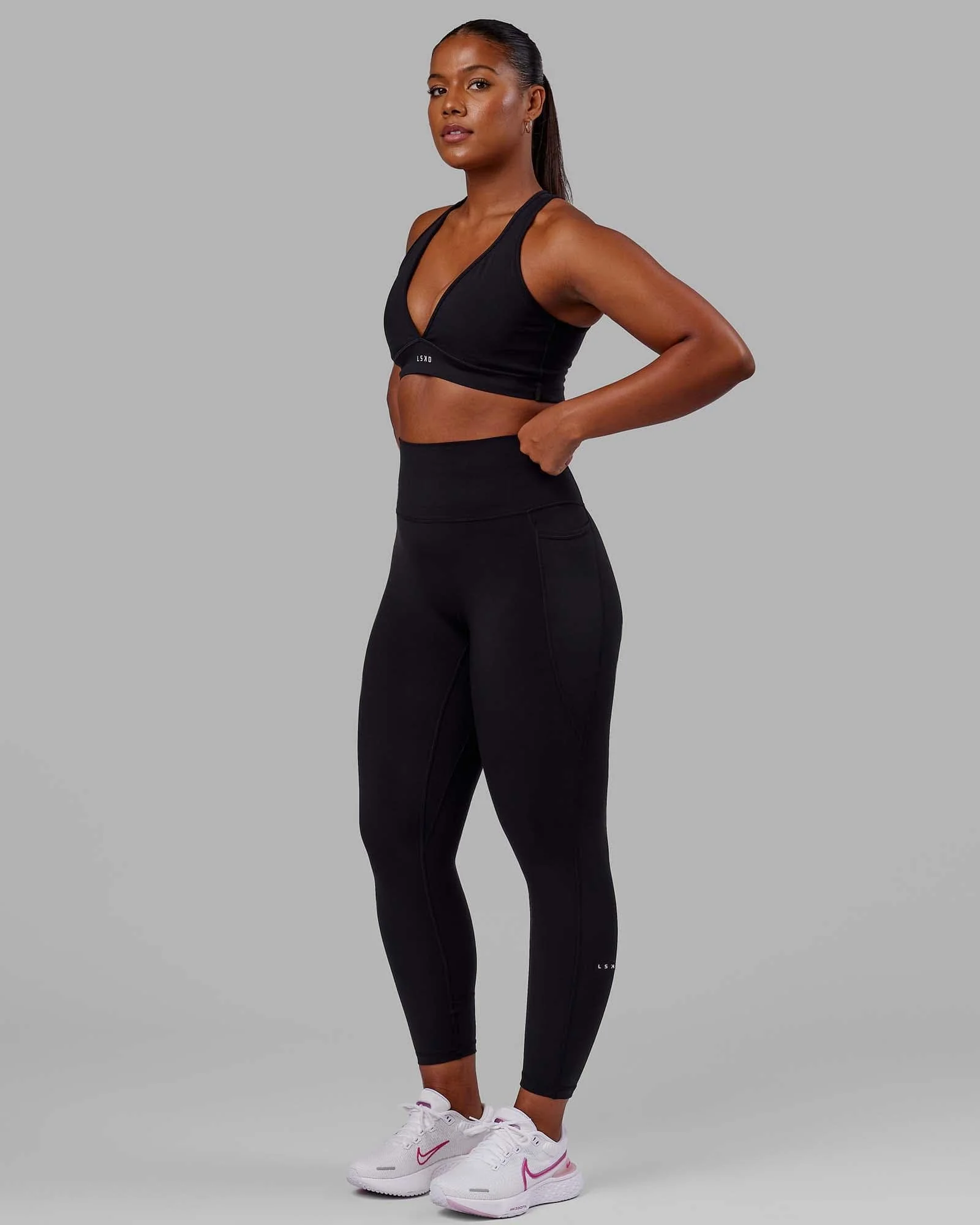 O.G. Fusion Ultra High-Rise Full Length Legging Pockets - Black