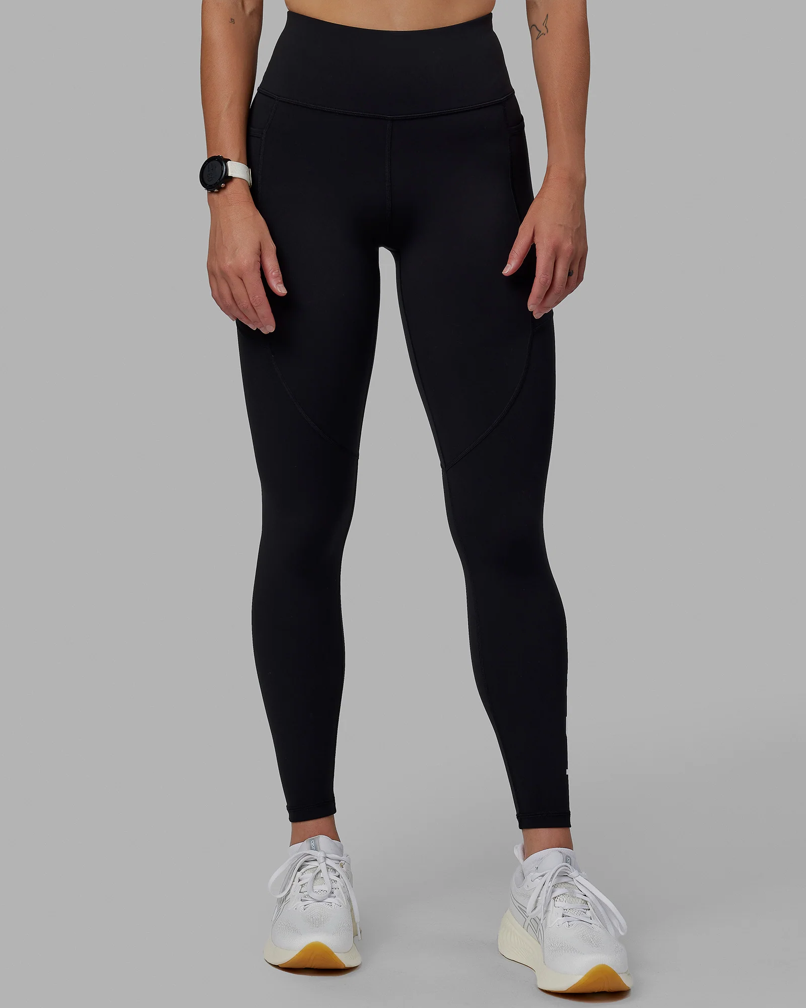 Rep Ultra High-Rise Full Length Legging Pockets - Black-White