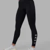 Rep Ultra High-Rise Full Length Legging Pockets - Black-White