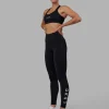 Rep Ultra High-Rise Full Length Legging Pockets - Black-White