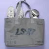 Hold It All Canvas Tote - Circular Grey-Values