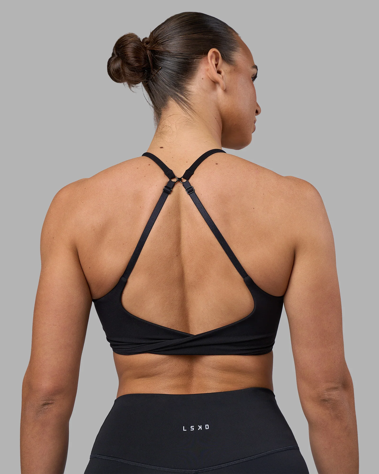 Twist Sports Bra - Black
