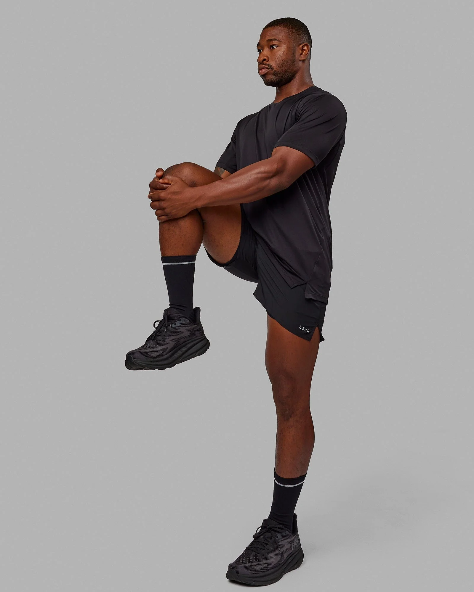 13322-pace-5-lined-running-short-black-reflective-3.webp Pace 5" Lined Running Short - Black-Reflective
