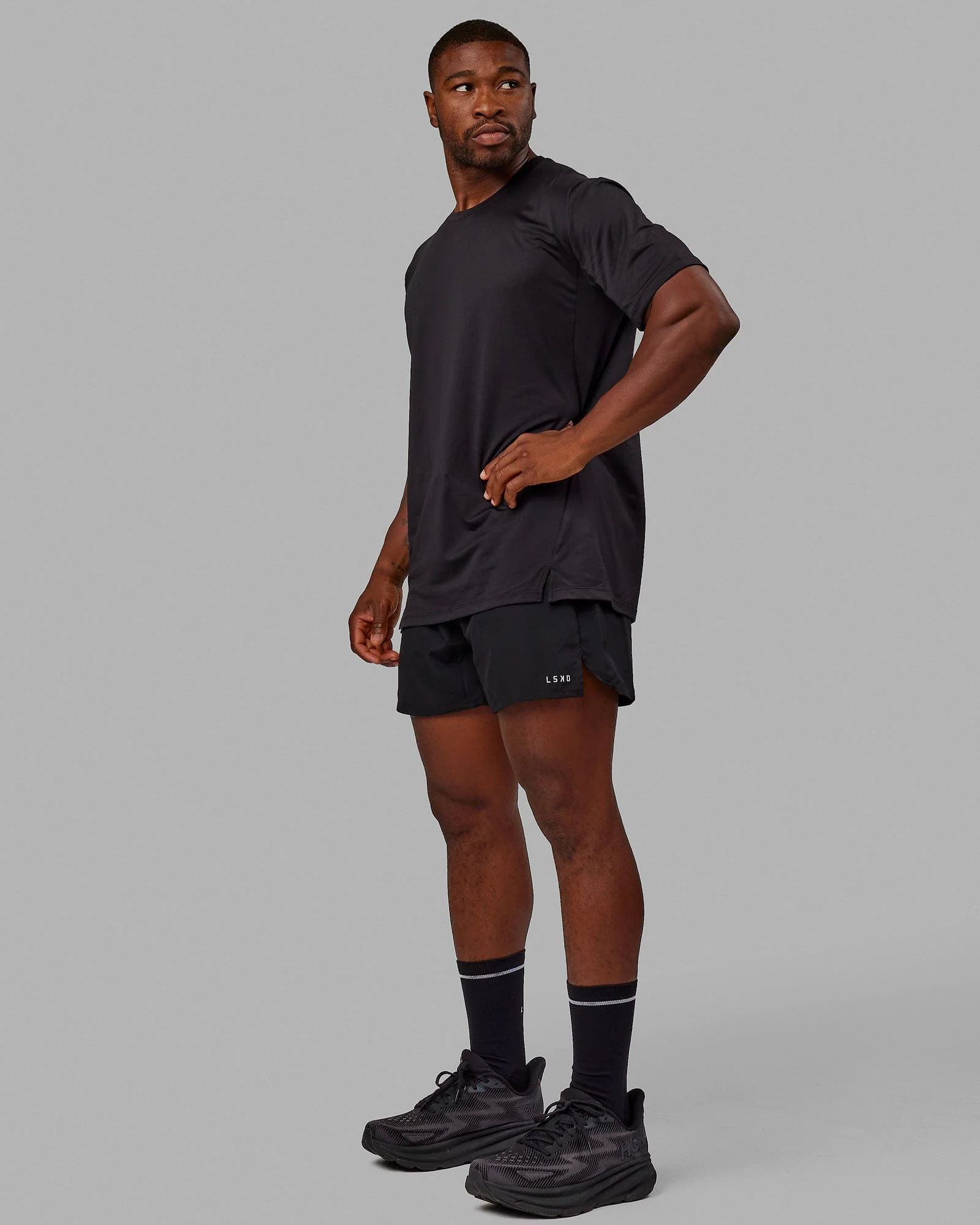 13322-pace-5-lined-running-short-black-reflective-5.webp Pace 5" Lined Running Short - Black-Reflective