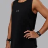 13402-go-to-flxcotton-longline-tank-black-white-1.webp Go-To FLXCotton Longline Tank - Black-White