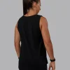 13402-go-to-flxcotton-longline-tank-black-white-4.webp Go-To FLXCotton Longline Tank - Black-White