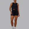 Go-To FLXCotton Tank - Black-White