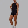 Go-To FLXCotton Tank - Black-White