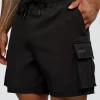 Energy Stretch 6" Performance Cargo Short - Black