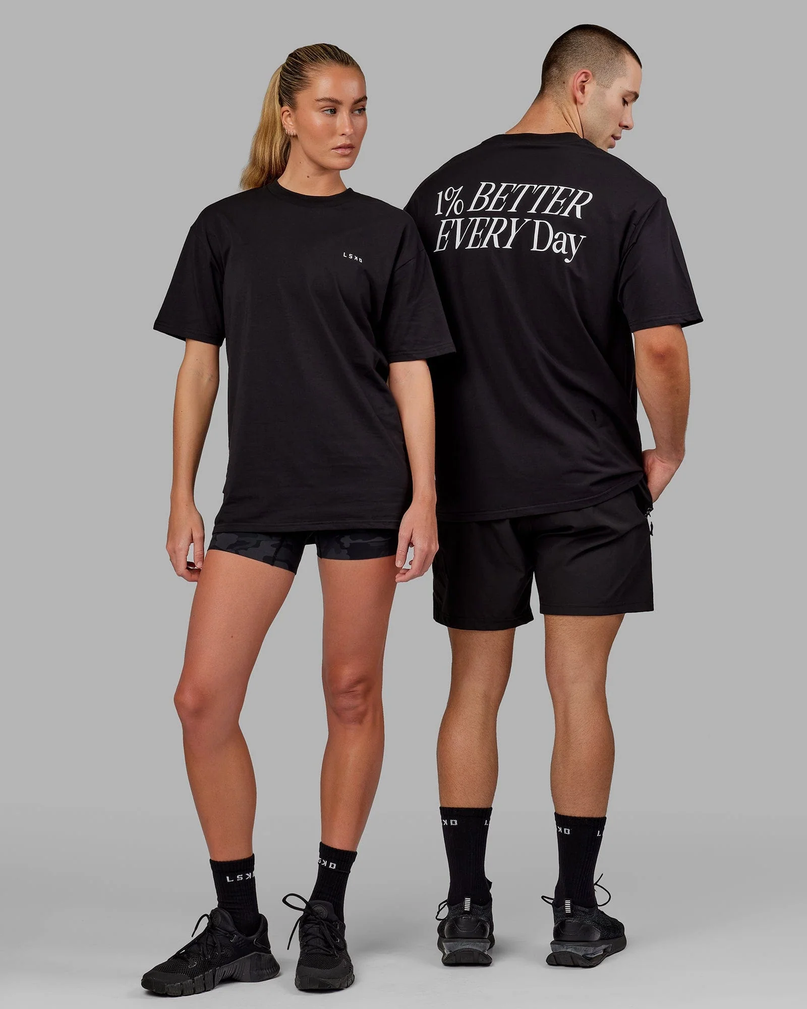 VS6 FLXCotton Tee Oversize - Black-White