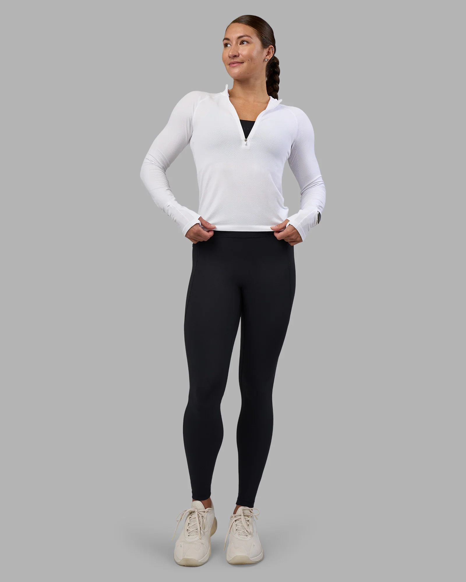 1353-aeroflx-long-sleeve-half-zip-white-white-5.webp AeroFLX+ Long Sleeve Half Zip - White/White