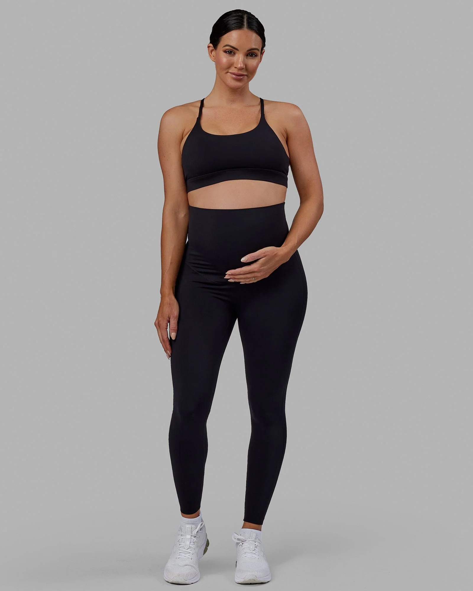 Elixir Ultra High-Rise Maternity Full Length Legging - Black