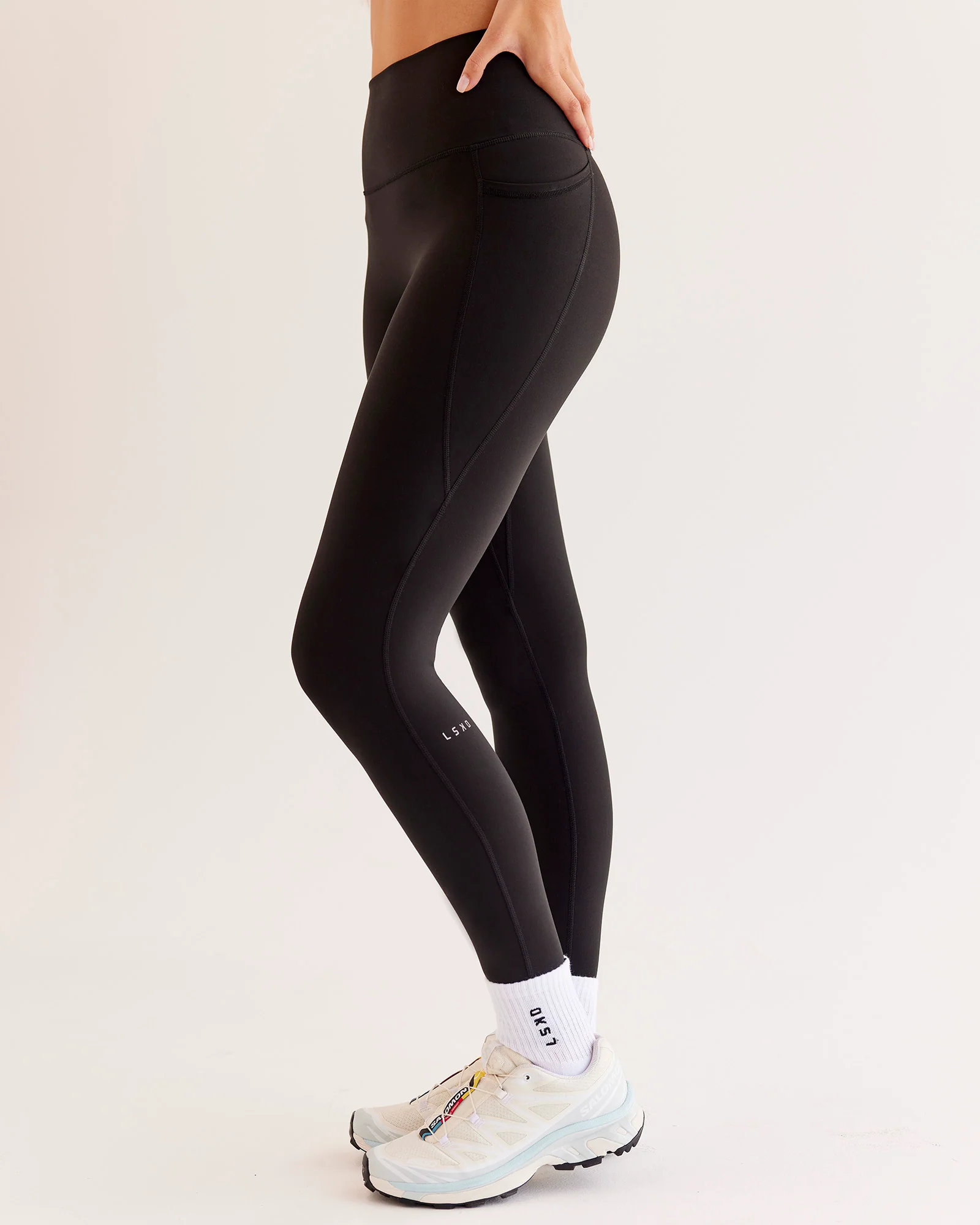 O.G. Fusion Ultra High-Rise Full Length Legging Pockets - Black