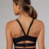 Momentum Ribbed Sports Bra - Black