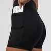 Elite High-Rise 4" Short Pockets - Black