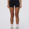 Elite High-Rise 4" Short Pockets - Black