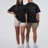 Lifting Club FLXCotton Tee Oversize - Black-Black