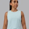 Go-To FLXCotton Tank - Skyride-White