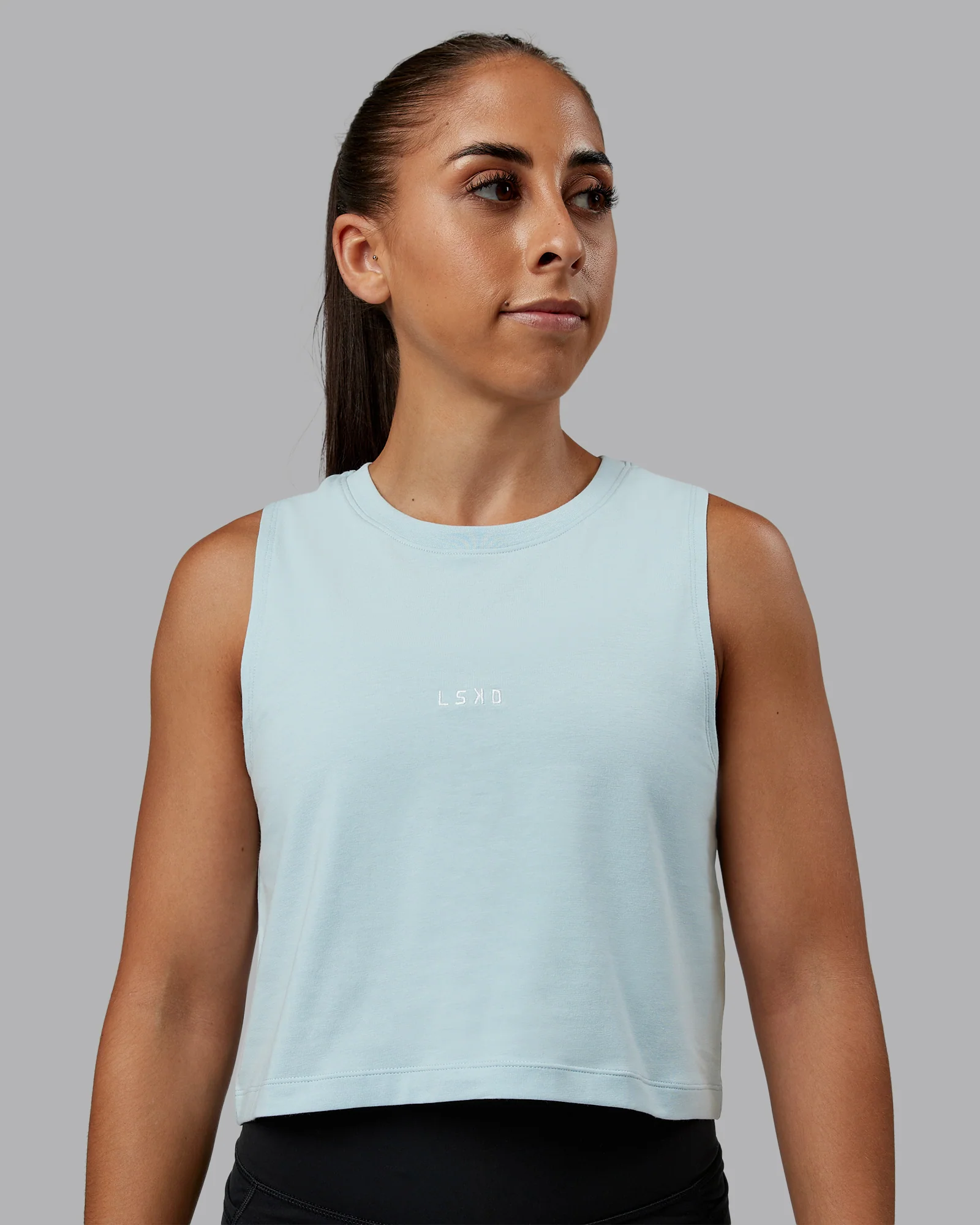 Go-To FLXCotton Tank - Skyride-White