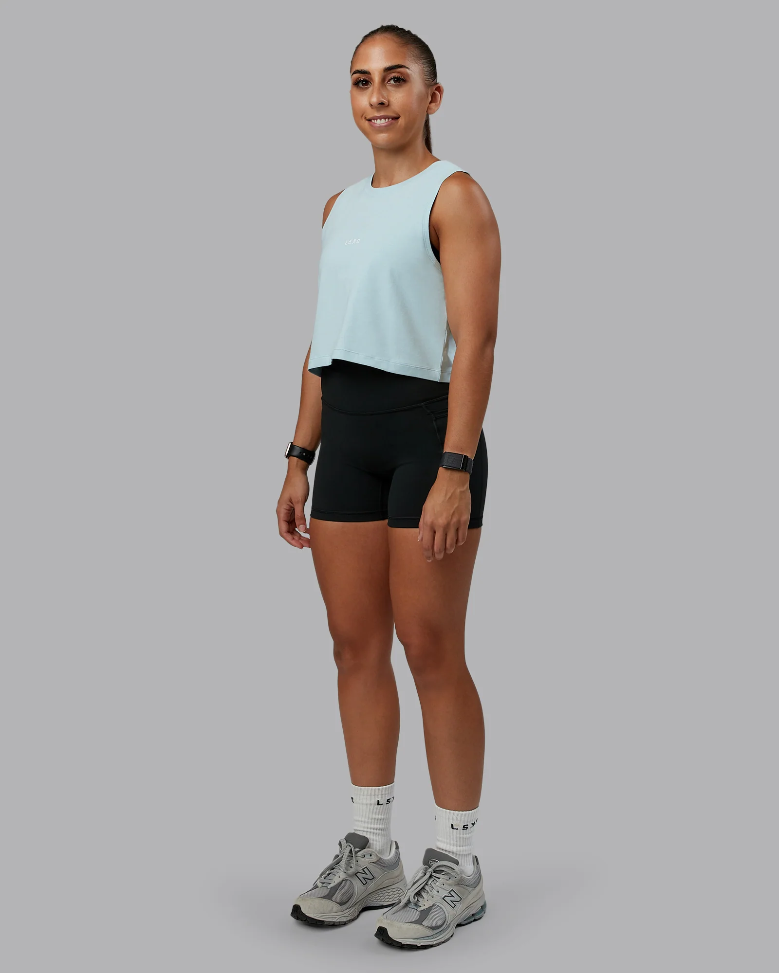 Go-To FLXCotton Tank - Skyride-White