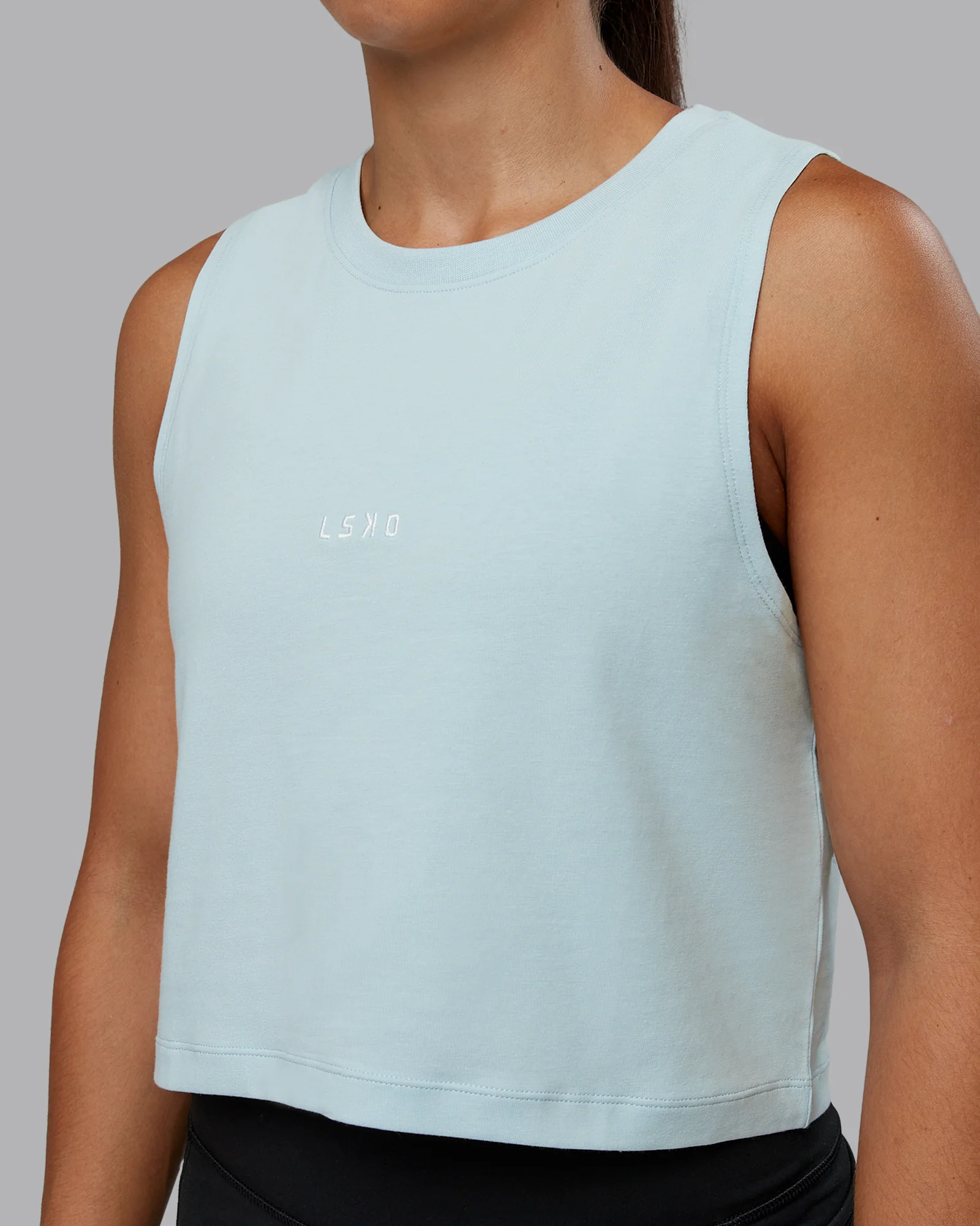 Go-To FLXCotton Tank - Skyride-White